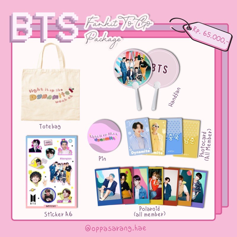 Merchandise BTS Fankit KPOP Terlengkap