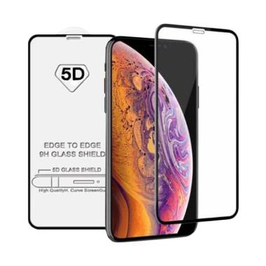 Tempered Glass Iphone XR dan Iphone Xs Max Full Lem Cover Screenguard Antigores Kaca Temperglass