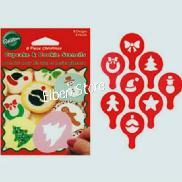 

Wilton Christmas Mini Stencil set-8