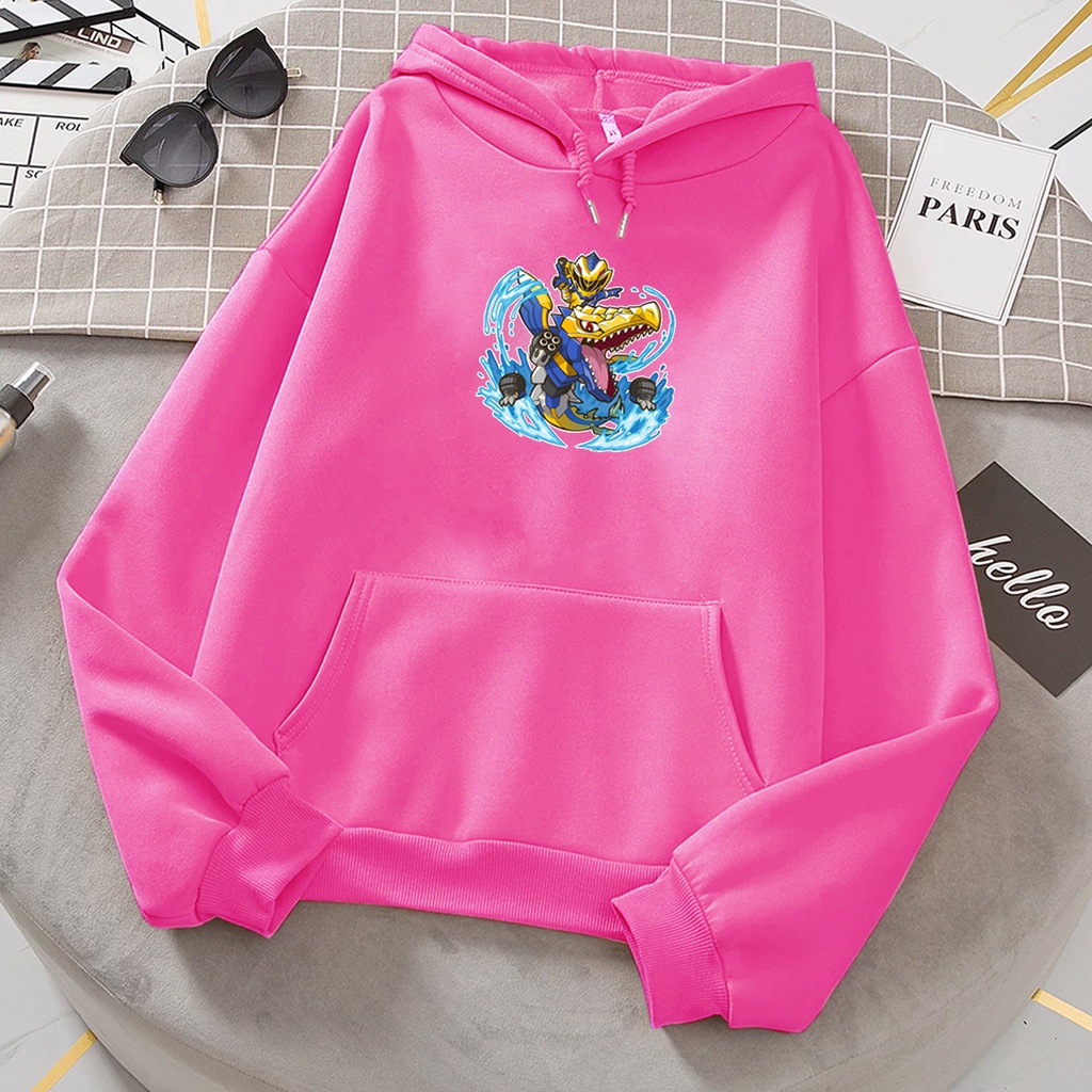 Sweater hoodie anak laki laki BLUE RANGERS baju anak cewek cowok kartun keren