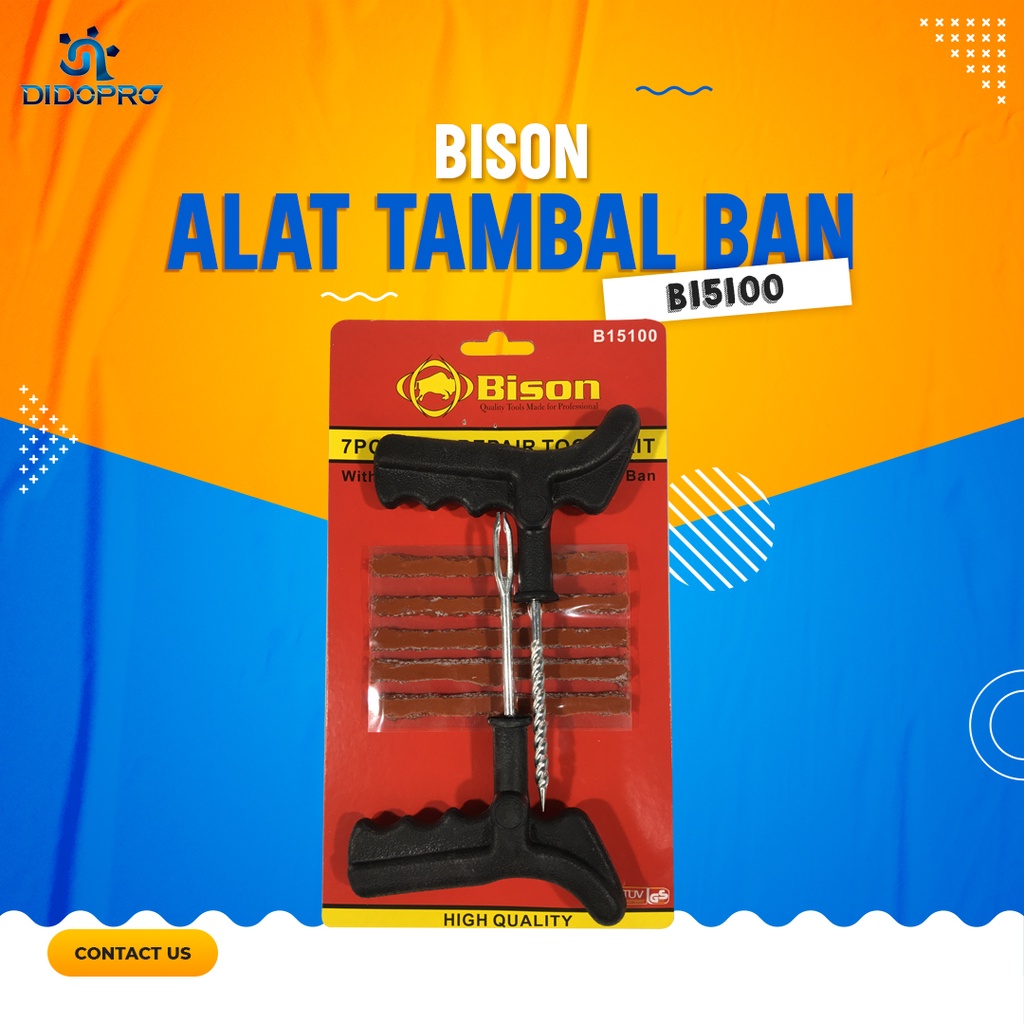 Tumble Tubless Alat Tambal Ban Tubles Set ORANGE