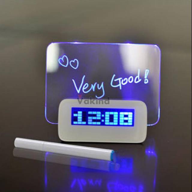 

JAM ALARM MEMO BOARD PUTIH DENGAN SPIDOL