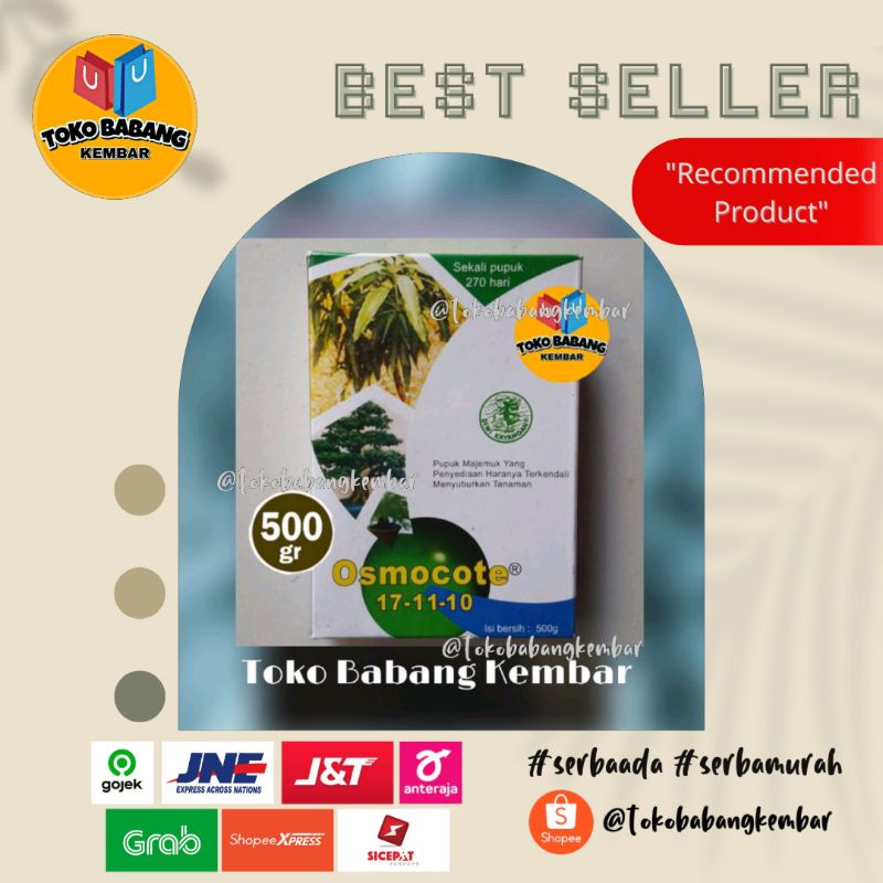 Pupuk Daun Dekastar Plus Osmocote 17-11-10 500 gr ORIGINAL