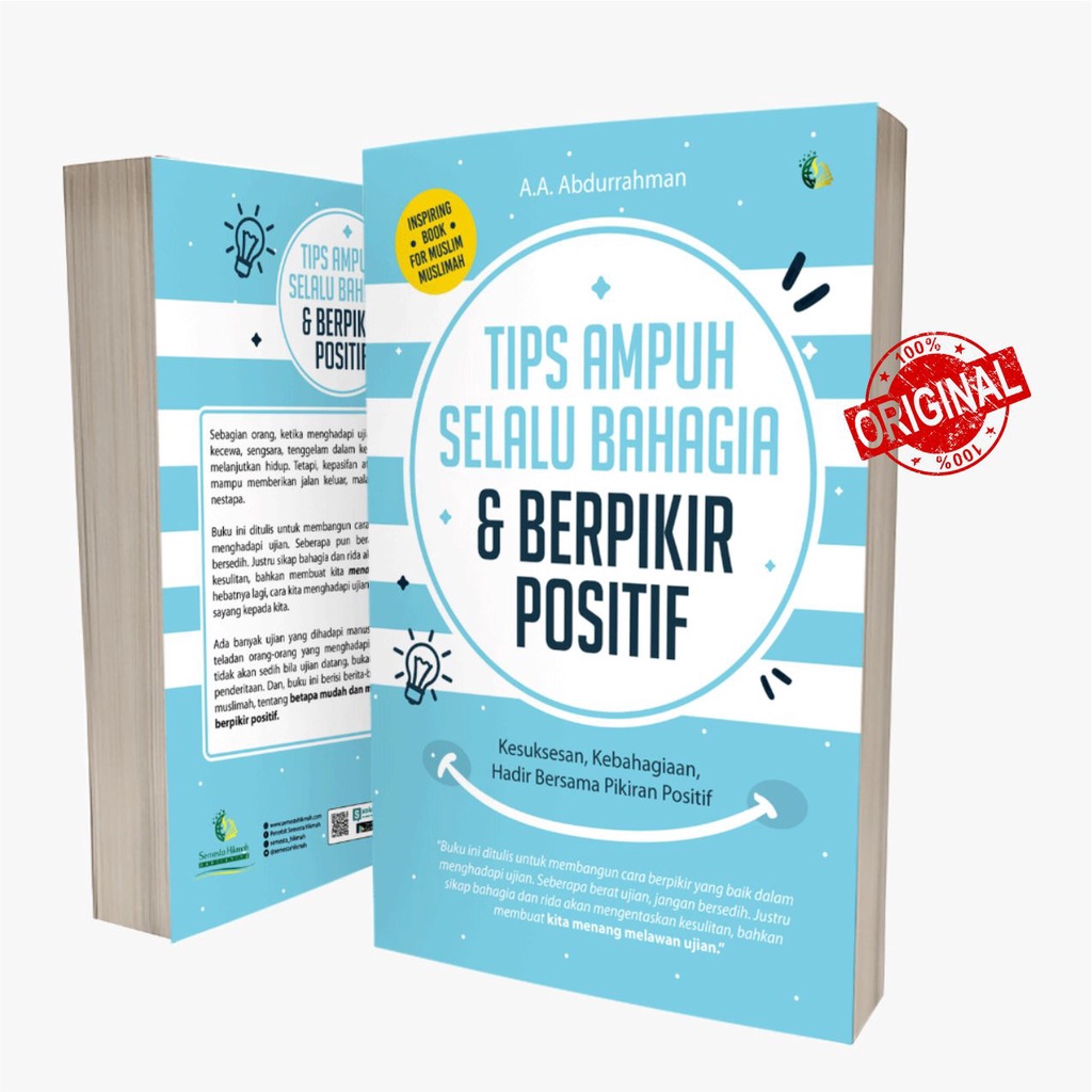Buku Motivasi Inspirasi Islam - Tips Ampuh Selalu Bahagia & Berpikir Positif-3