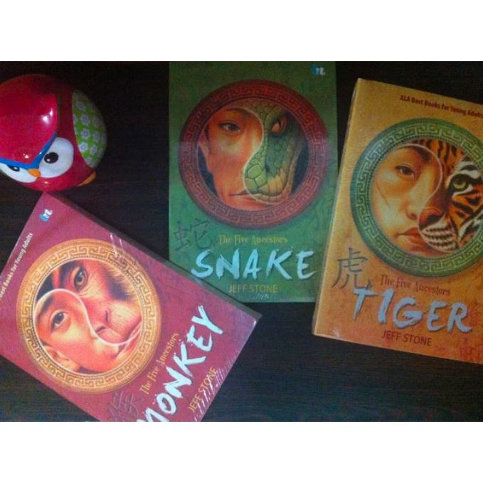 Novel Five Ancestors : Tiger, Monkey, Snake - Jeff Stone (3 buku)