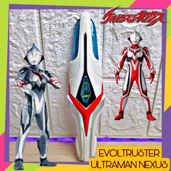 Mainan senjata Ultraman Nexus Evoltruster Voice jepang