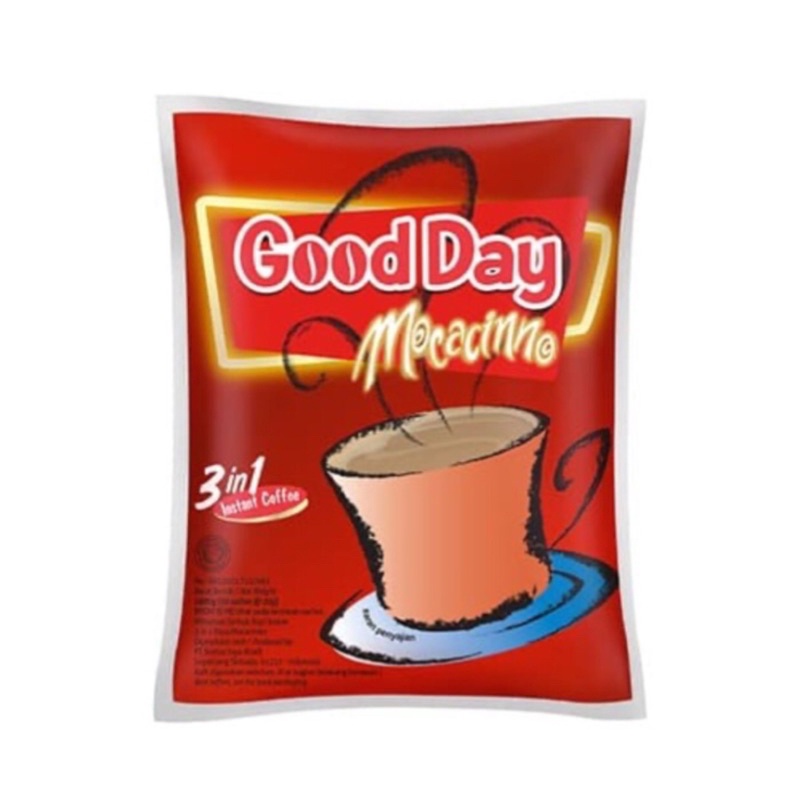 

Good day mocacino 1pak isi 5renceng (50pcs)