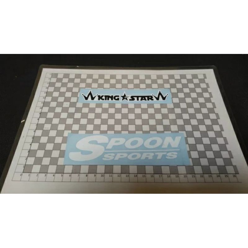 stiker spoon sport mobil jdm