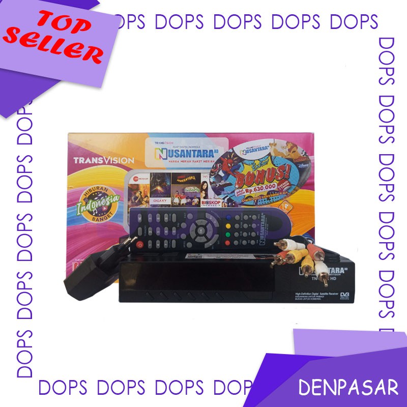 Terlaris Receiver Parabola Nusantara HD Strawberry Transvision DOPS