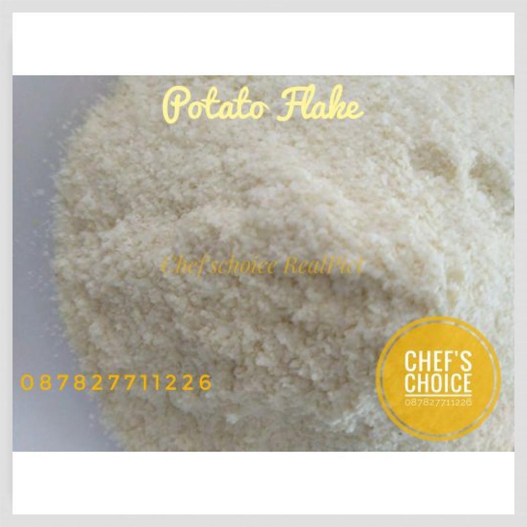 

MASHED POTATO/ POTATO FLAKE/ TEPUNG KENTANG HALAL PREMIUMQUALITY 500GR