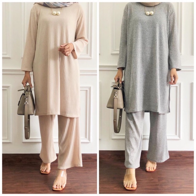 Rumi Set Fixpose Cream Grey