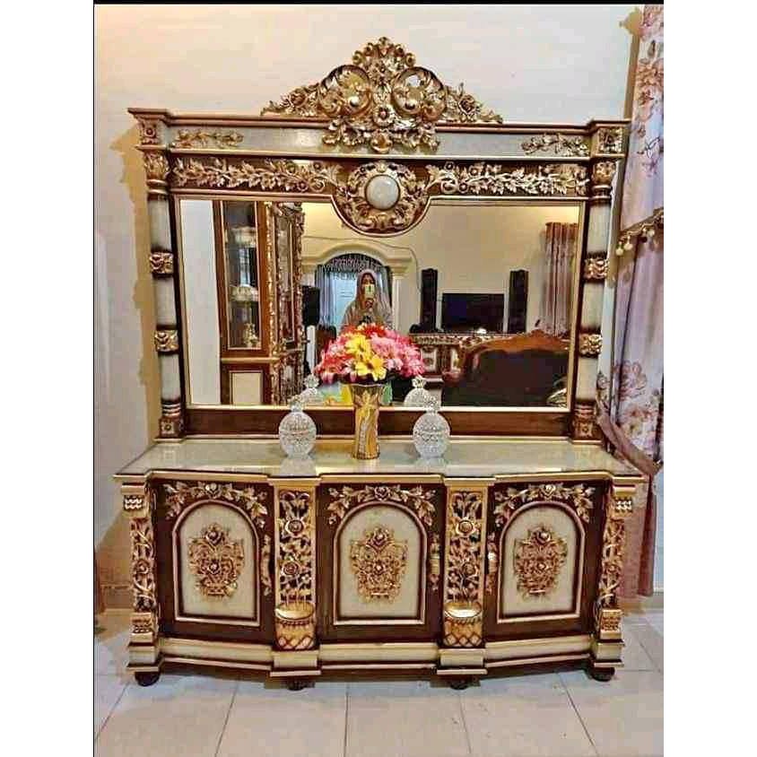 Meja Rias/Tolet Jati Mewah