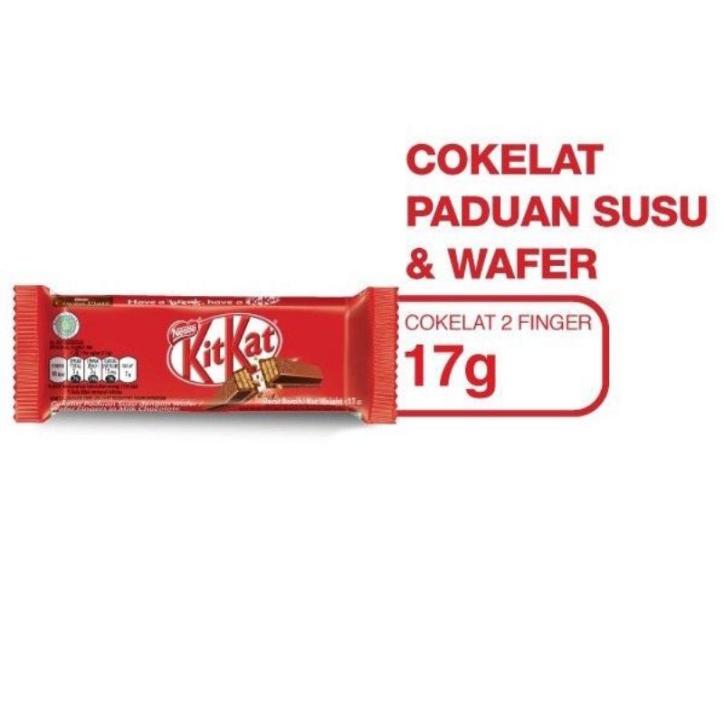 Nestle Kitkat Coklat Wafer Multipack 17gx6pcs