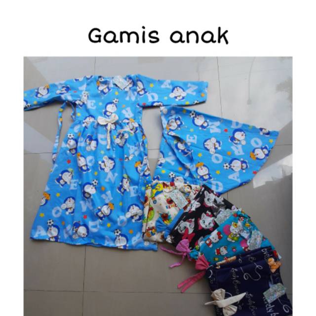 GAMIS ANAK KARAKTER 2TH SAMPAI 6TH