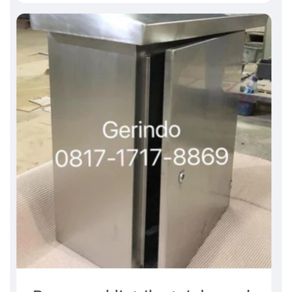 Box panel stainless outdoor 30x20x15cm Doff