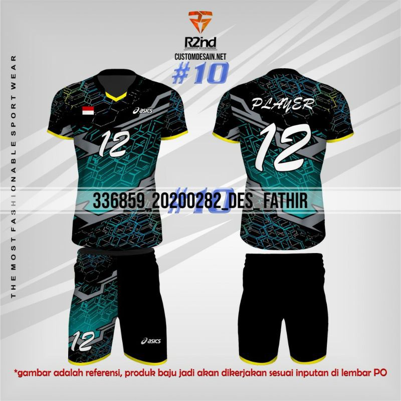 Baju Voli Pria Motif Printing Proliga Terbaru Bebas Request (Beli 2 +1)