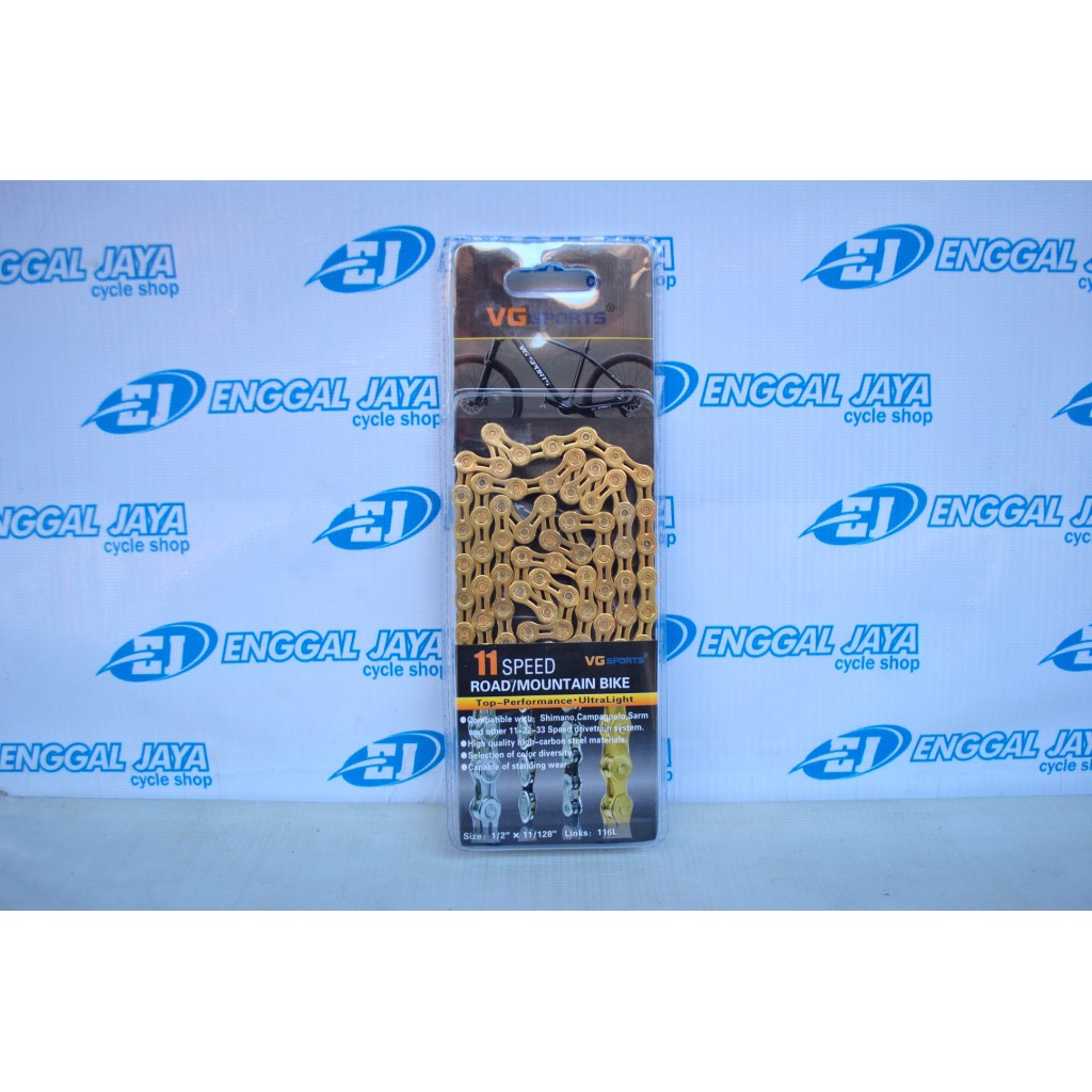 Rantai Sepeda VG Sports GOLD Original 11 Speed - Rantai VG Sports Sport Gold 11Speed 11 Sp 11Sp