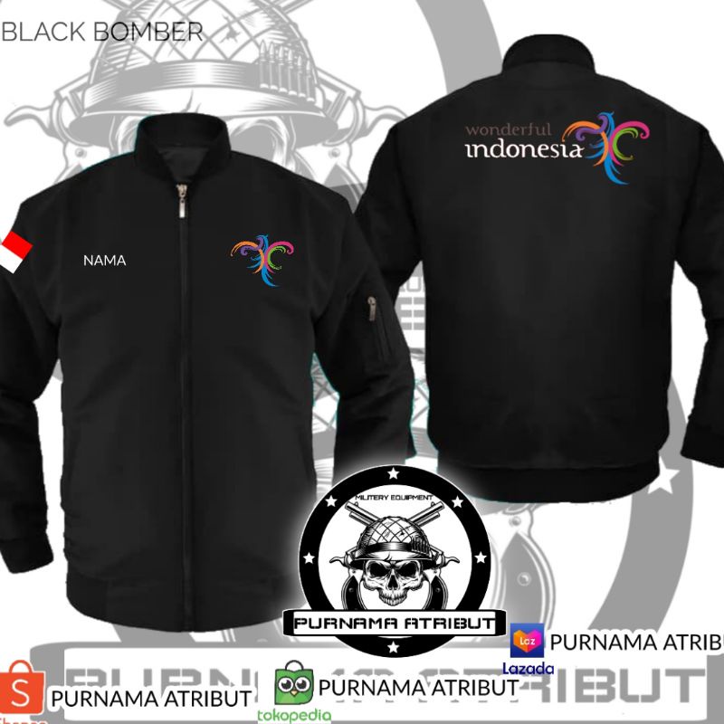 JAKET BOMBER WONDERFUL INDONESIA