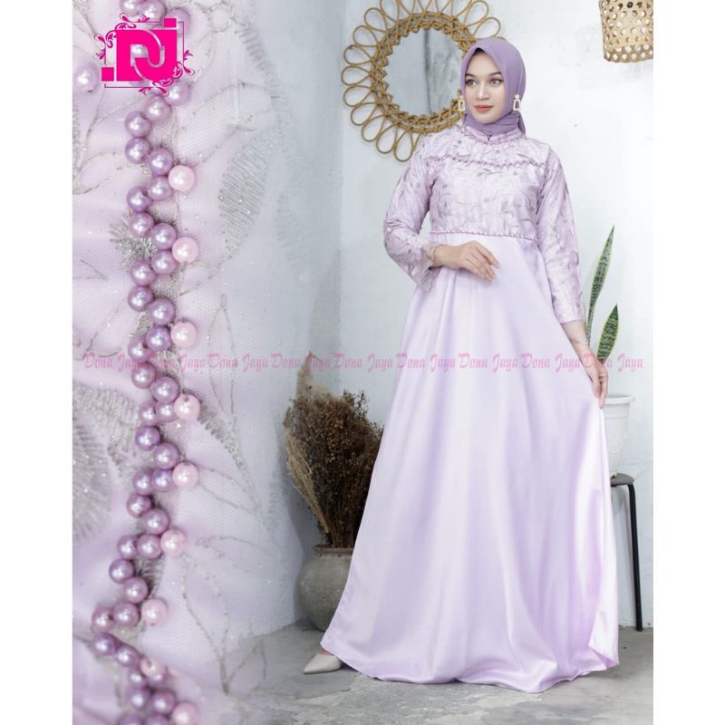 Produk original gamis tiara payet//gamis pesta//gamis kondangan//gamis mewah