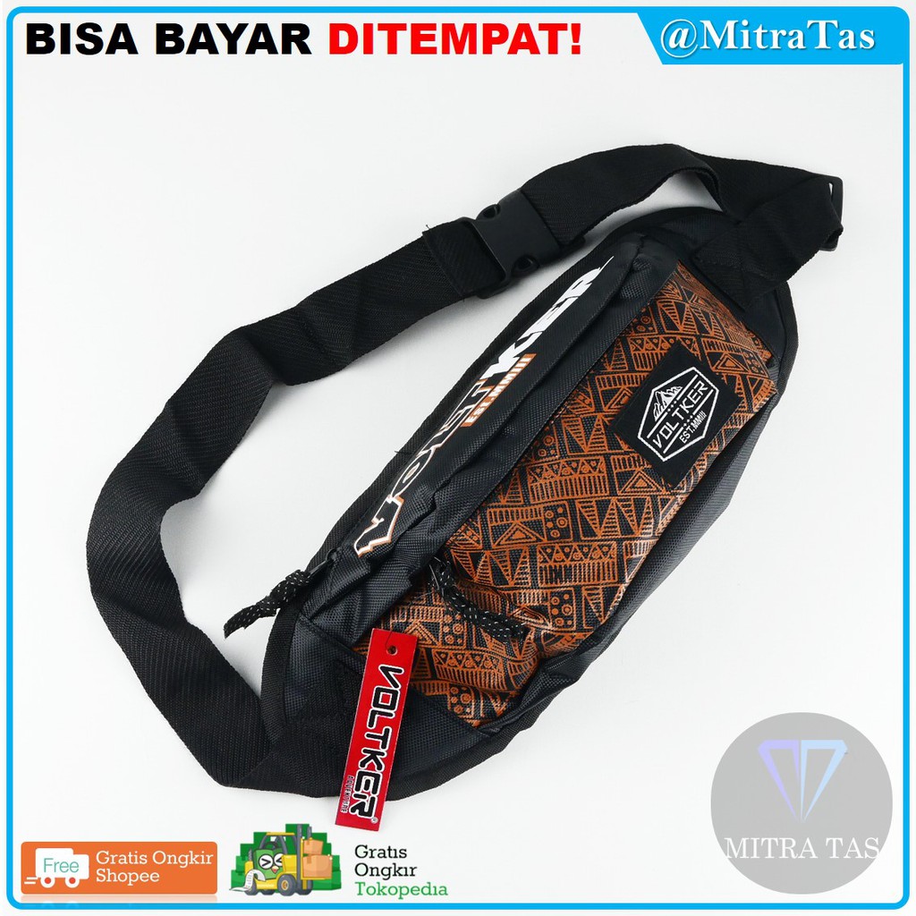 Waist Bag Motif Batik! Keren dan Bahan Bagus!