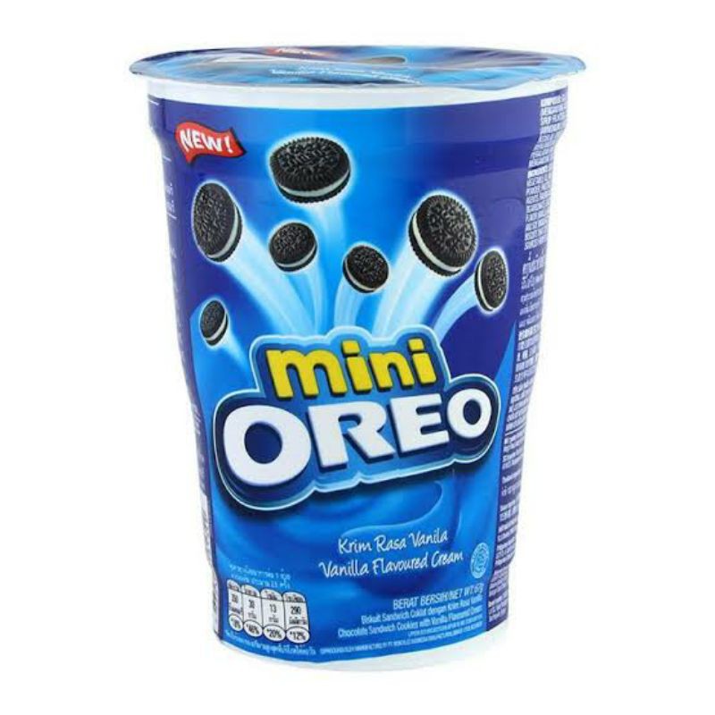 

OREO MINI VANILLA CUP 62 GR / OREO MINI CUP / OREO