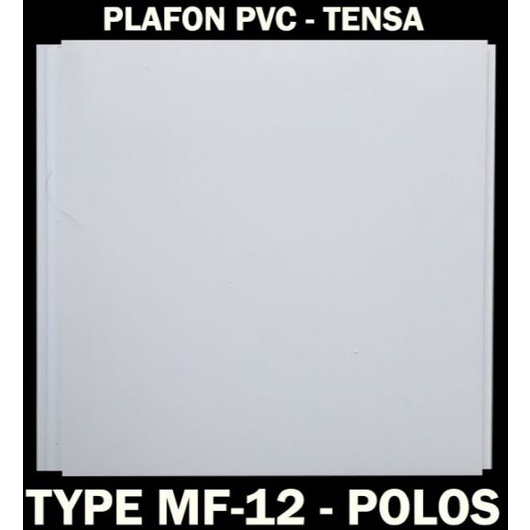 PLAFON PVC POLYVINYL POLIVINIL PUTIH POLOS WARNA PUTIH TENSA 20 CM X 1 METER BUKAN SHUNDA PLAFON