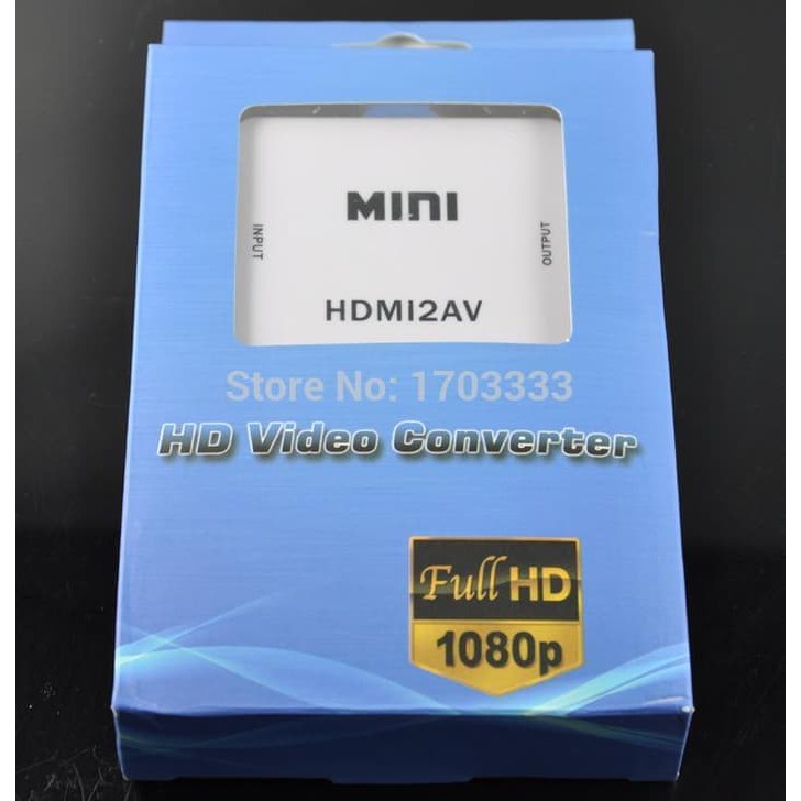 Converter HDMI to RCA / HDMI to AV / hdmi to av converter Grosir