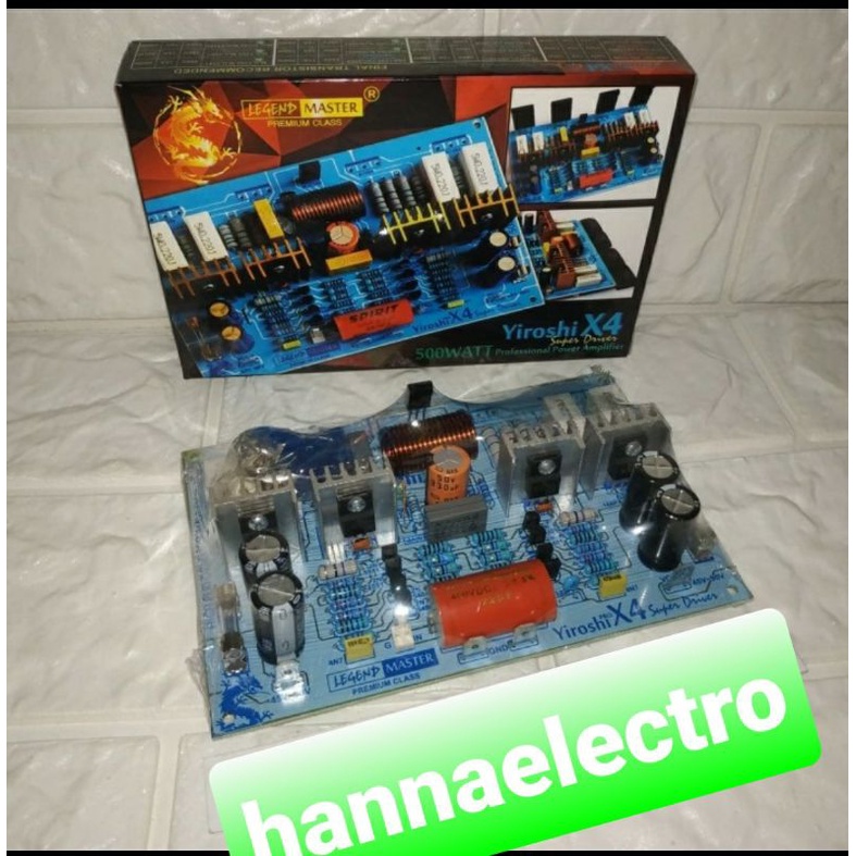 kit modul power amplifier Yiroshi X4 500watt mono min TR
