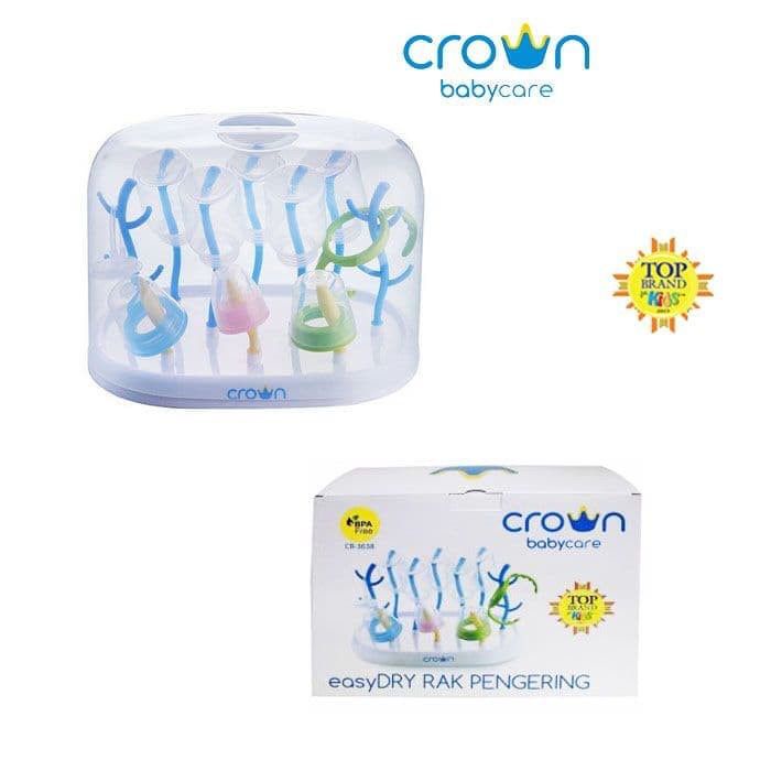 CROWN CR3638 EASYDRY MULTI DRYING RACK BOTTLE RAK PENGERING BOTOL SUSU BAYI