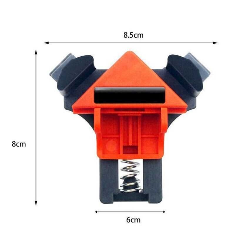 Penjepit Sudut Kayu Siku 90 Derajat 4 Pcs Corner Clamp Clip Range 22mm