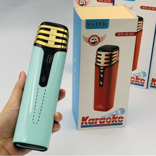 MIC WIRELESS MICROPHONE KARAOKE WS-838