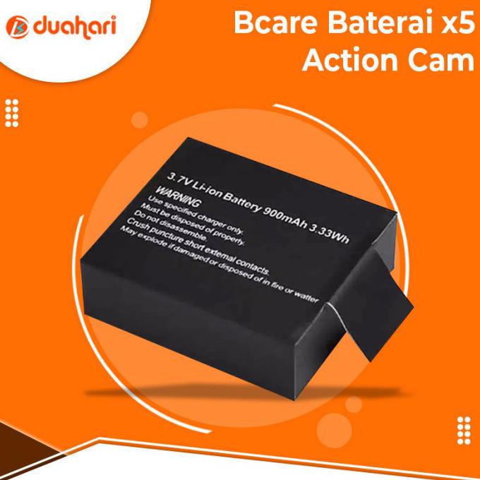 Bcare Baterai Action Cam X5 3.7V Li-Ion 900Mah Battery Camera Bcare X5 - Baterai