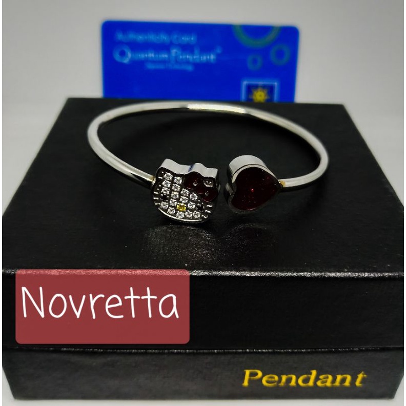 Gelang Titanium kesehatan wanita+biox+idcard