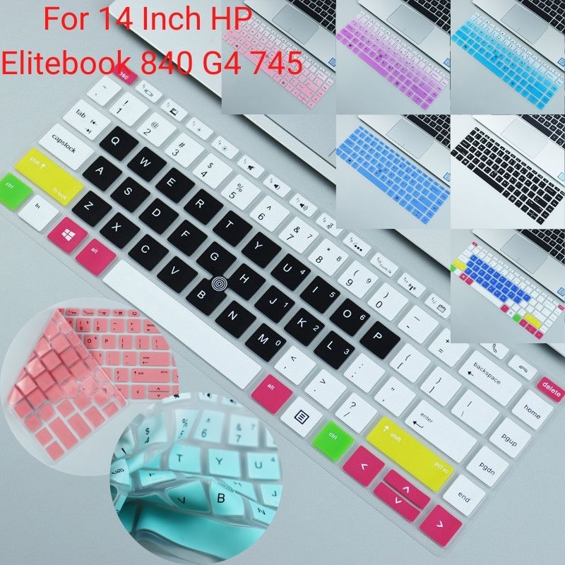 Cover Pelindung Keyboard Laptop Bahan Silikon Lembut Ultra Tipis Untuk Hp Elitebook 840 G4 745 14 &quot;