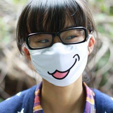 Masker Emoticon / Kaomoji Mask bisa untuk Masker Motor