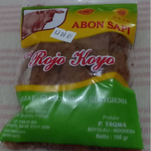 

ABON SAPI ASLI 100 % Cap ROJO KOYO (100gr)