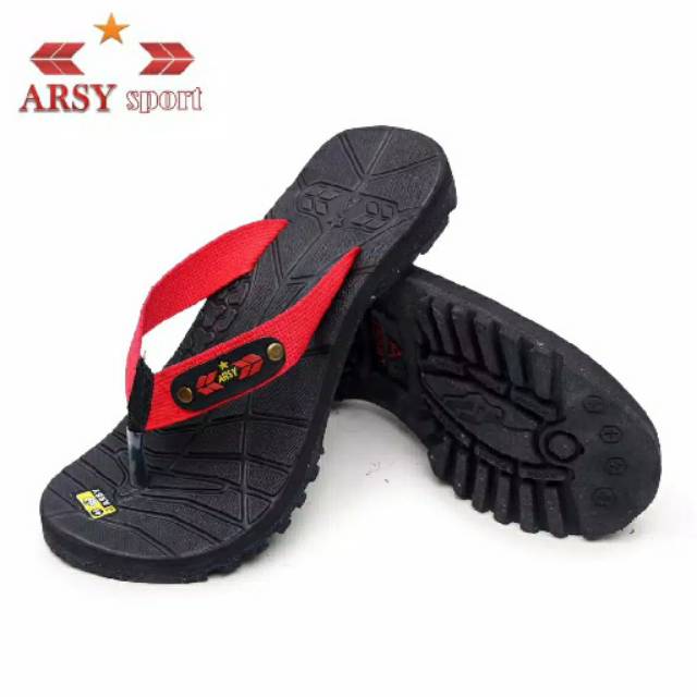 sandal / Sandal Jepit / Sandal Jepit Gunung / Sandal Jepit Merah Polos Size 38-42