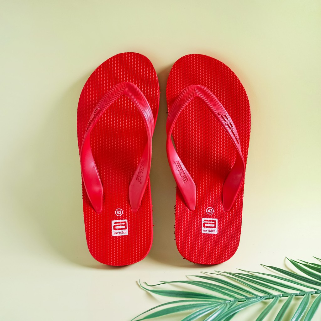 89stories Sandal Jepit Pria / Sendal Jepit Ando Hawaii in Red