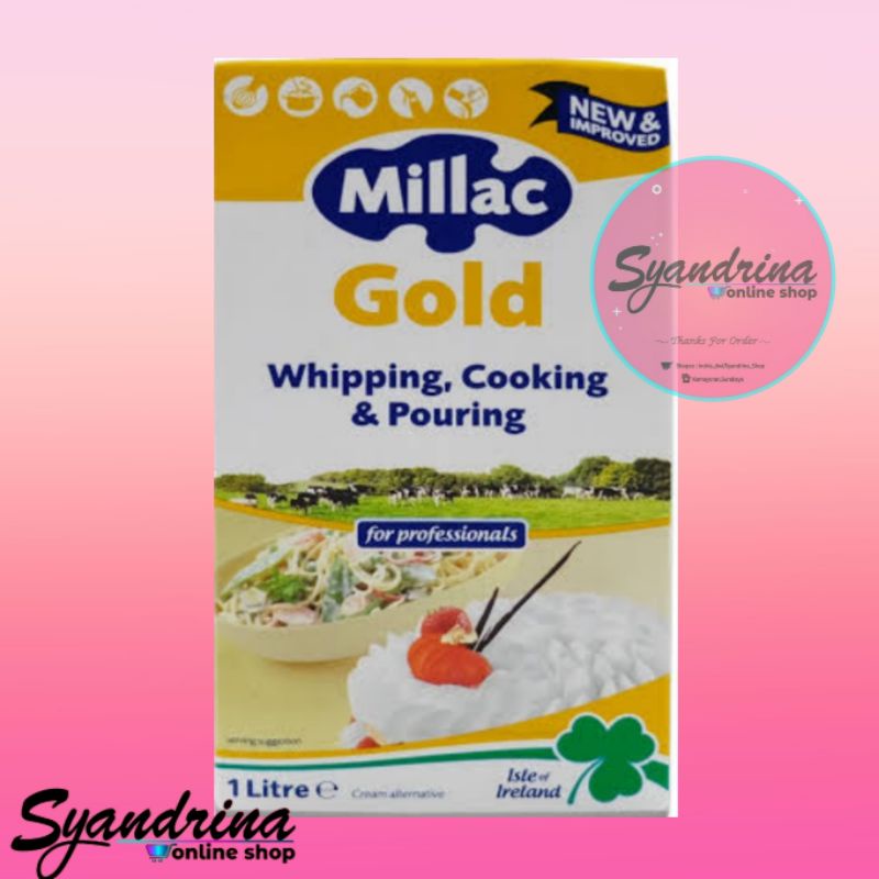 

MILLAC GOLD WHIPPING CREAM 1liter / WHIP CREAM