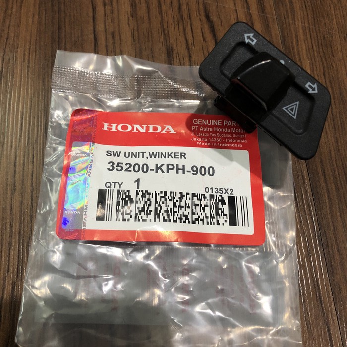 Onderdil Motor Hazard Tombol Sen Honda Kharisma Supra Fit 125 New Old Beat Revo Vario