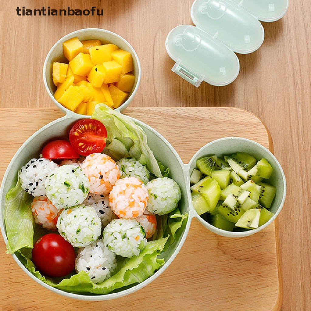 Set Cetakan Pembuat Bola Nasi Sushi Bento Makan Siang Untuk Alat Dapur