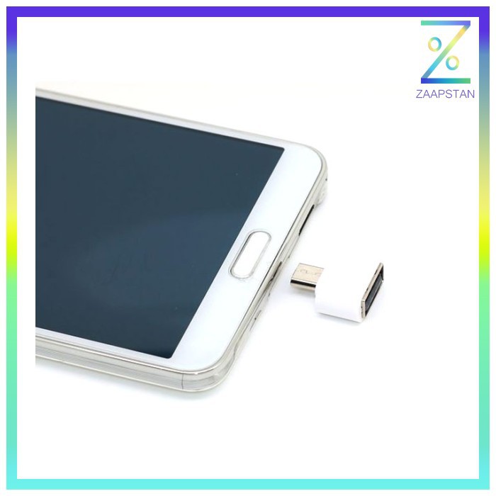 JETTING Mini OTG Adapter Micro USB ke USB Female - V8 - White