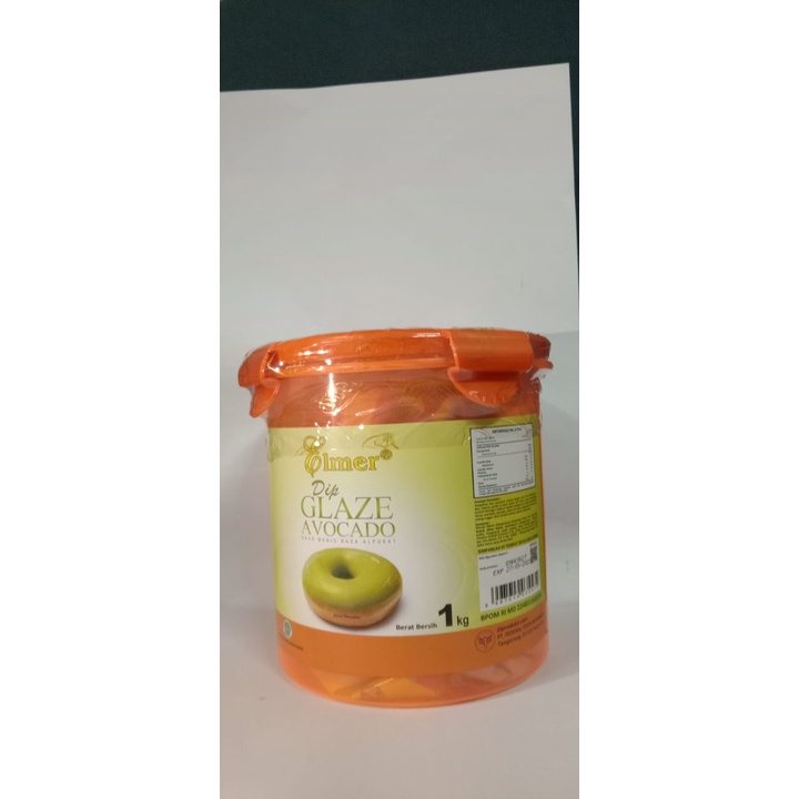 

ELMER DIP GLAZE AVOCADO ALPUKAT 1KG HALAL BPOM