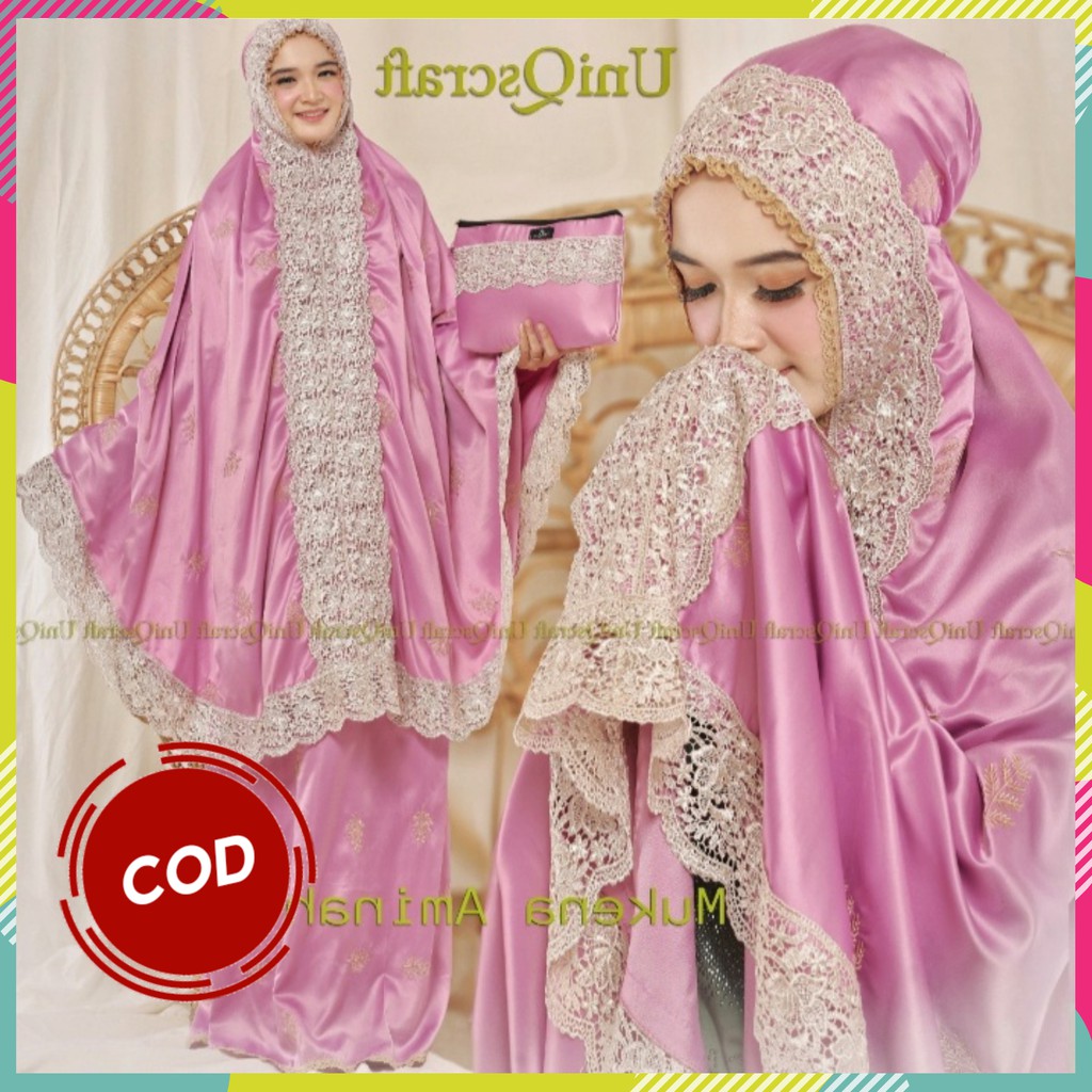 RIANASHOP MUKENA DEWASA TASIKMALAYA MURAH | MUKENAH BORDIR ADEM PREMIUM JUMBO | GROSIR MUNGKENA