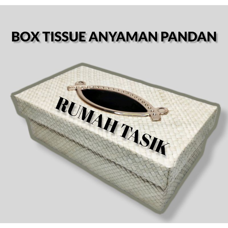 Tempat Tisu Anyaman Pandan Behel Promo Rumah Tasik