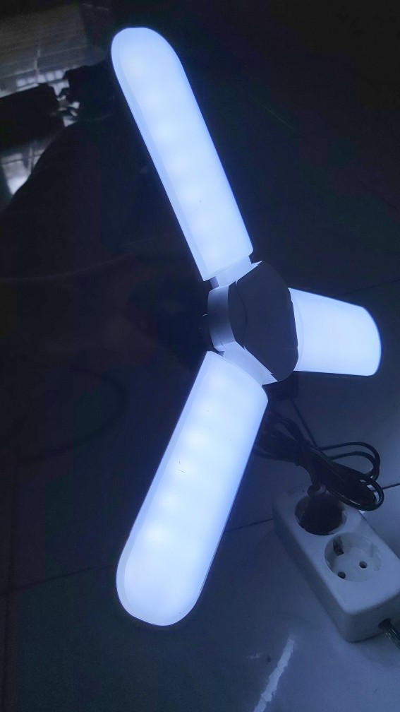 Lampu Model Baling Kipas Bohlam Led 50w