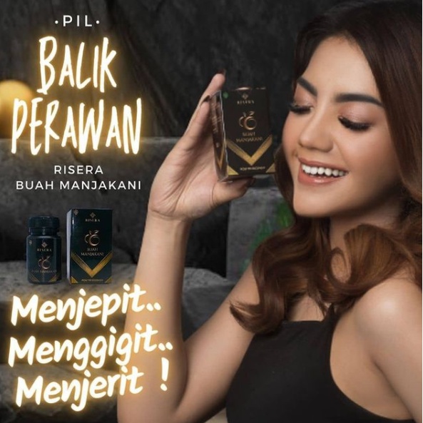 RISERA Pil balik perawan gurah vagina obat kista miss v haid organ intim kewanitaan herbal manjakani
