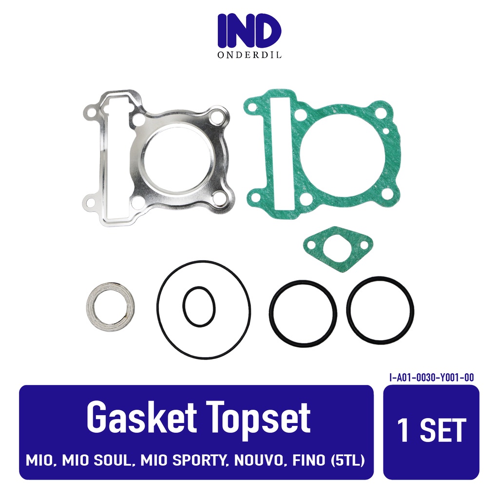 Gasket-Packing-Paking Top-Set-Topset Silver Mio Lama-Soul-Sporty &amp; Fino Karbu &amp; Nouvo-Z 5 TL