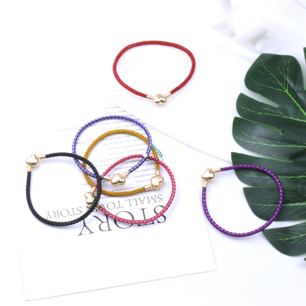 Korea Fashion Tali Kawat Gelang Wanita Aksesoris Gelang 6 Warna