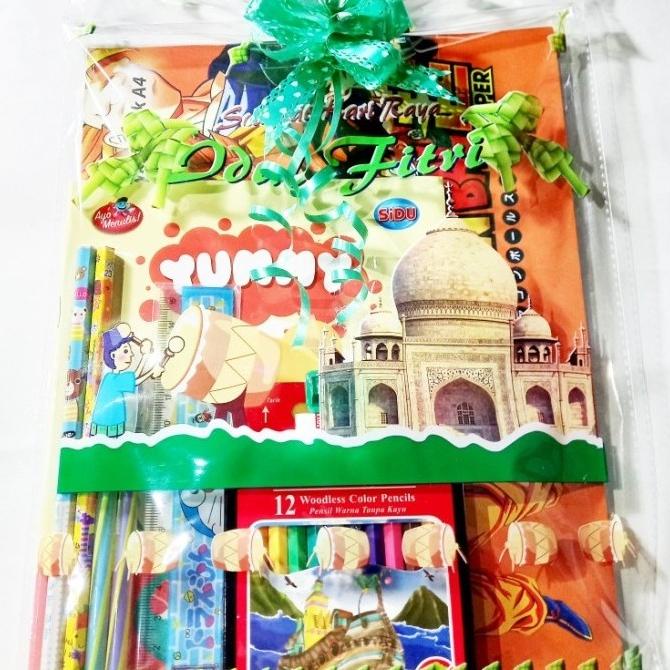 

Paket alat tulis sekolah lengkap dengan mainan sempoa untuk anak tk